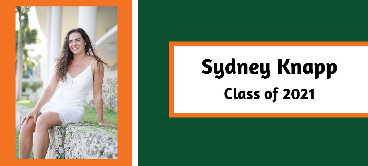 This is a photograph of alumnae, Sydney Knapp.